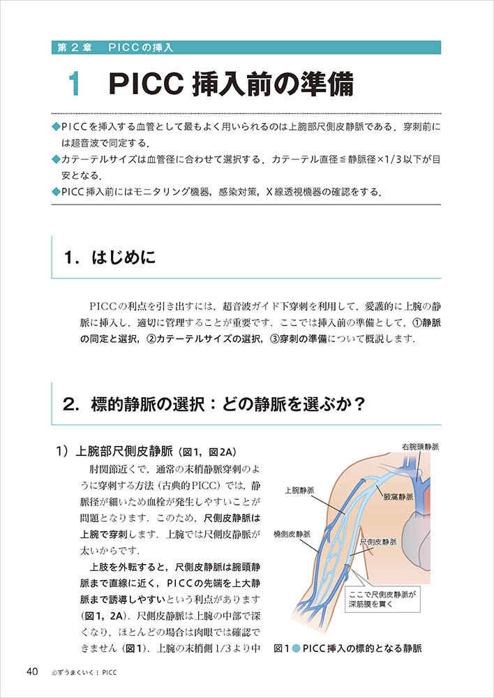 必ずうまくいく Picc 末梢挿入型中心静脈カテーテルの挿入テクニックから管理まで 羊土社