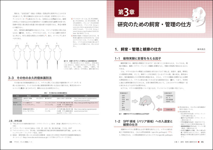 無敵のバイオテクニカルシリーズ マウス ラット実験ノート はじめての取り扱い 飼育法から投与 解剖 分子生物学的手法まで 羊土社
