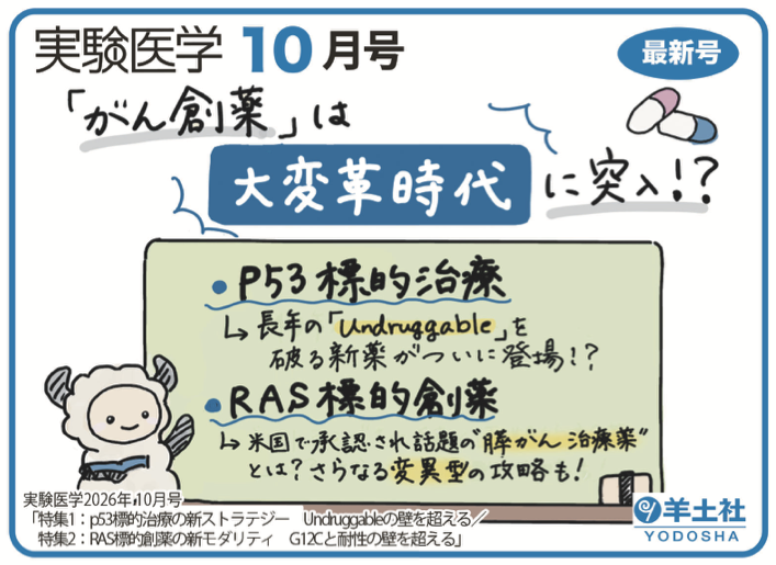 実験医学2026年10月号 Vol.44 No.16POP