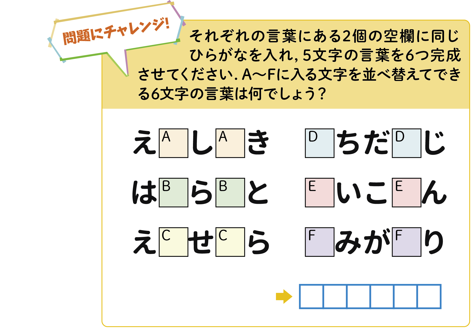 同じ文字は何？