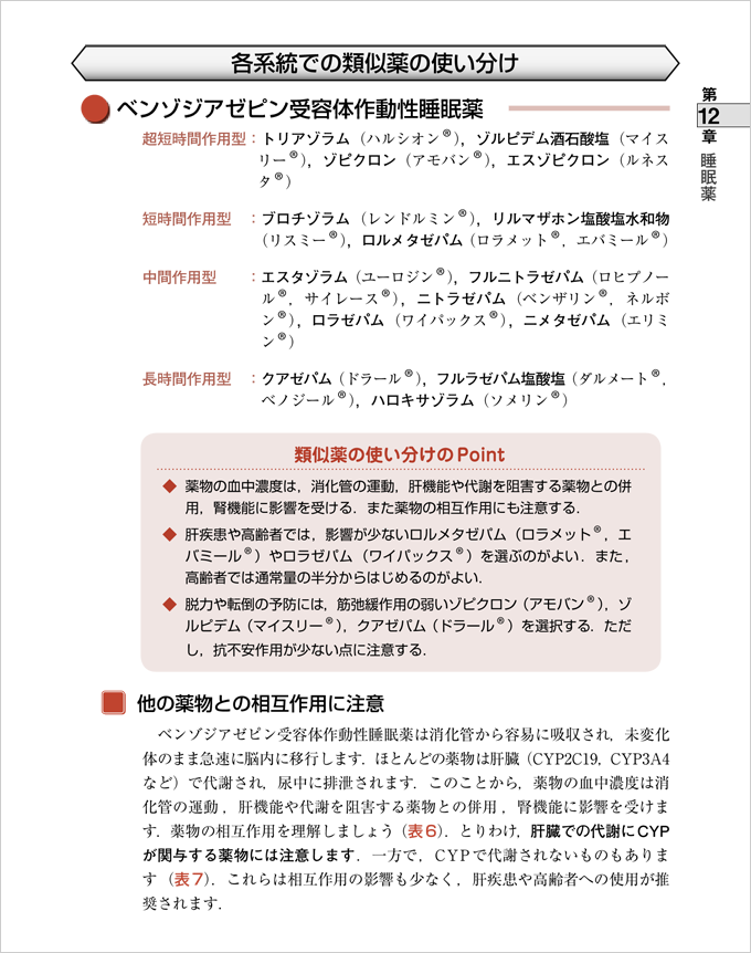 類似薬の使い分け 改訂版　立ち読み4
