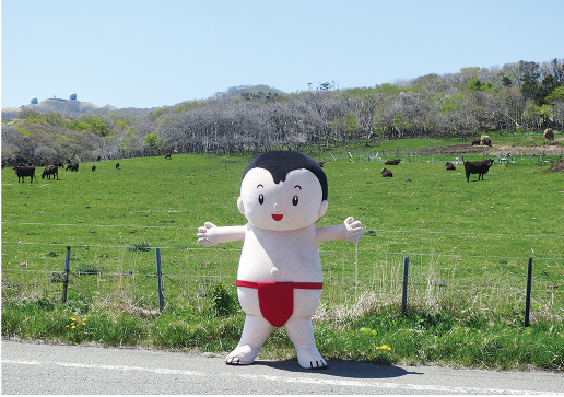 牛さんにも会ってきましたよ♪ モ～，最高！！