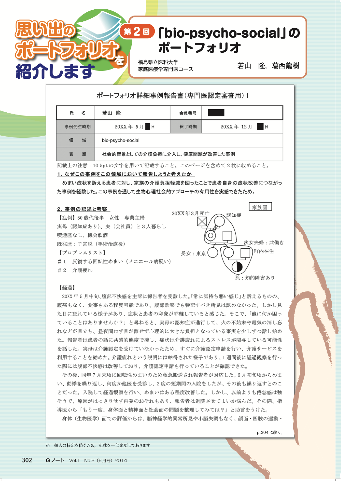 「bio-psycho-social」のポートフォリオ